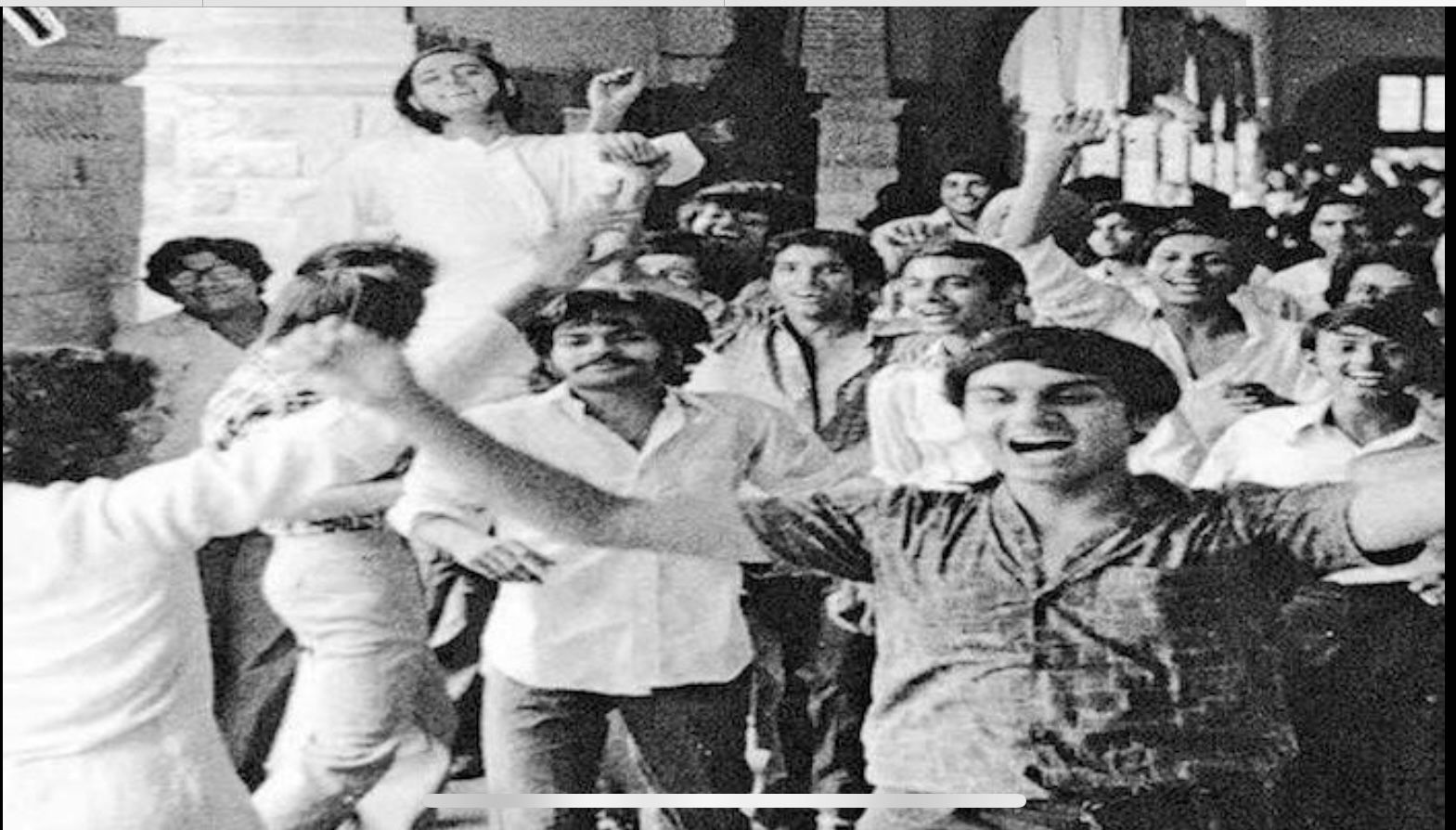 Presented here is an old photograph featuring Dr. Chandan Mitra, the former Editor In-Chief of The Pioneer, during his college years. In this captivating image, he is accompanied by Shashi Tharoor, the current Member of Parliament (MP).