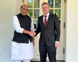 Defence Minister Rajnath Singh meets US NSA Jake Sullivan; discusses 'key' strategic matters