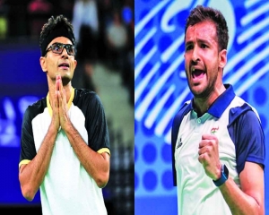 Suhas, Nitesh keep India on track for badminton gold in Paralympics