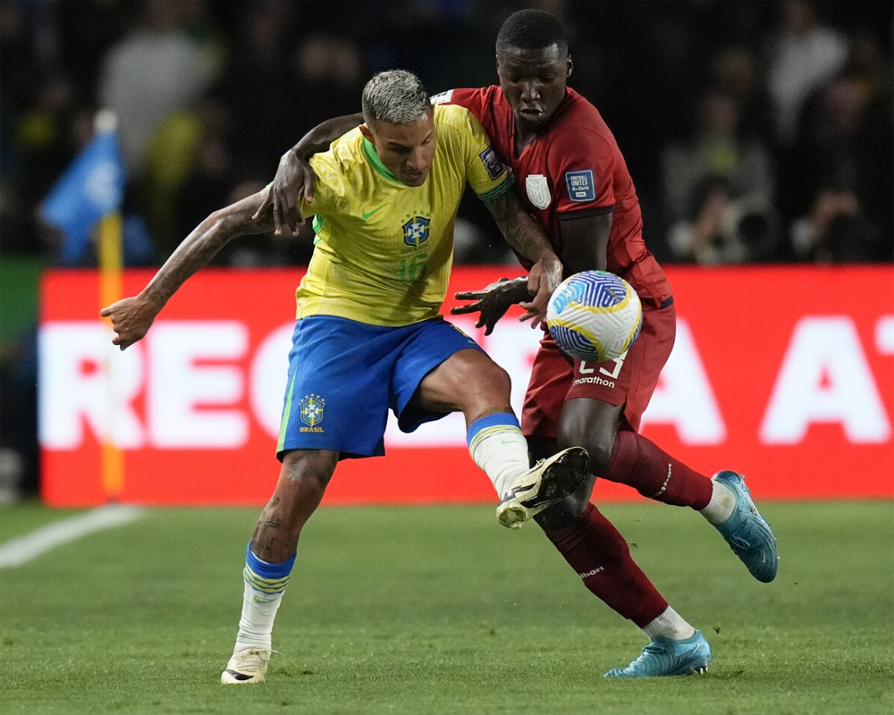 Rodrygo scores as Brazil beats Ecuador 1-0 in South American World Cup qualifying